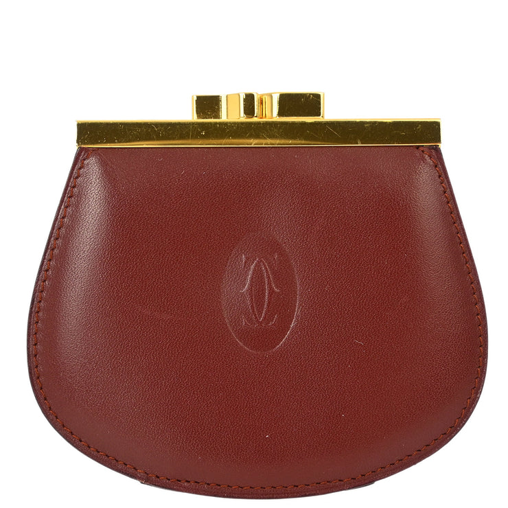 Cartier Bordeaux Coin Purse Wallet