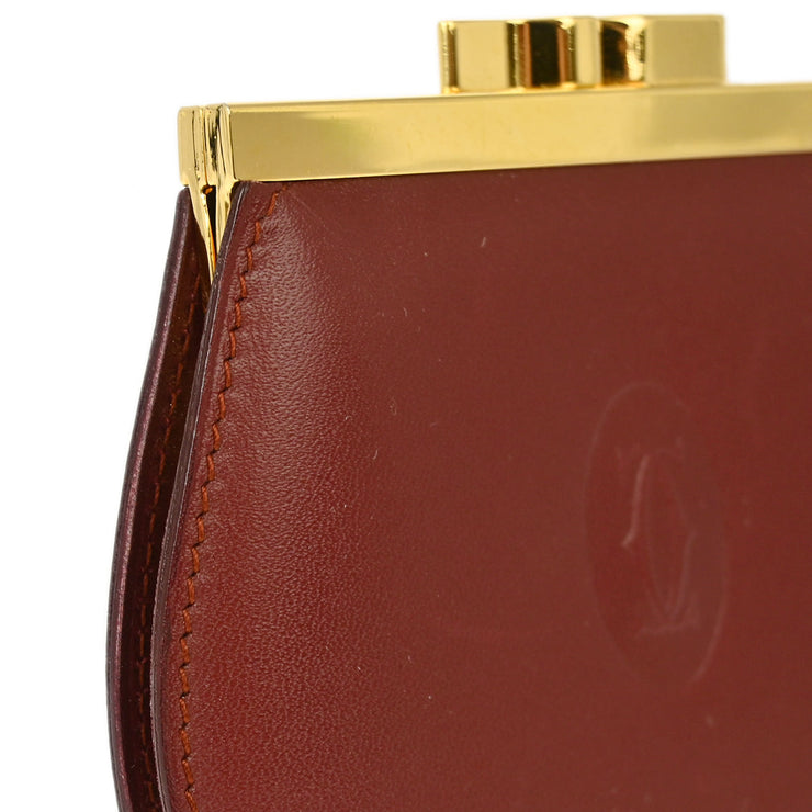 Cartier Bordeaux Coin Purse Wallet