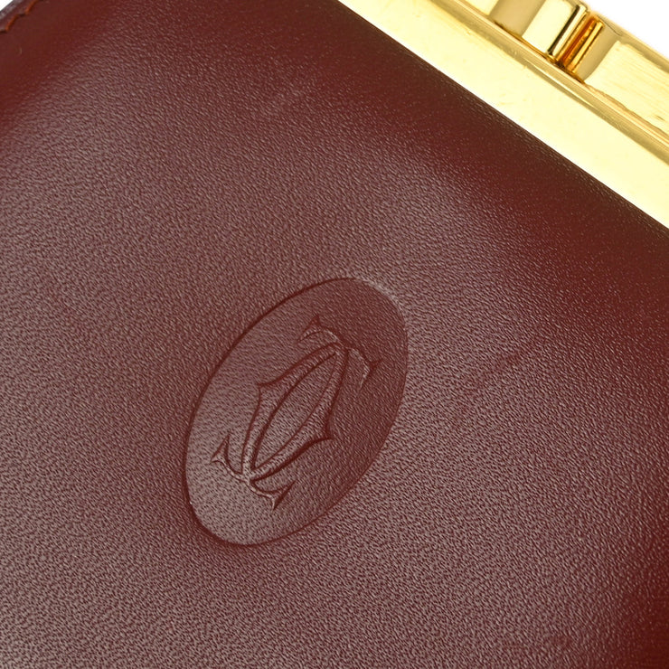 Cartier Bordeaux Coin Purse Wallet