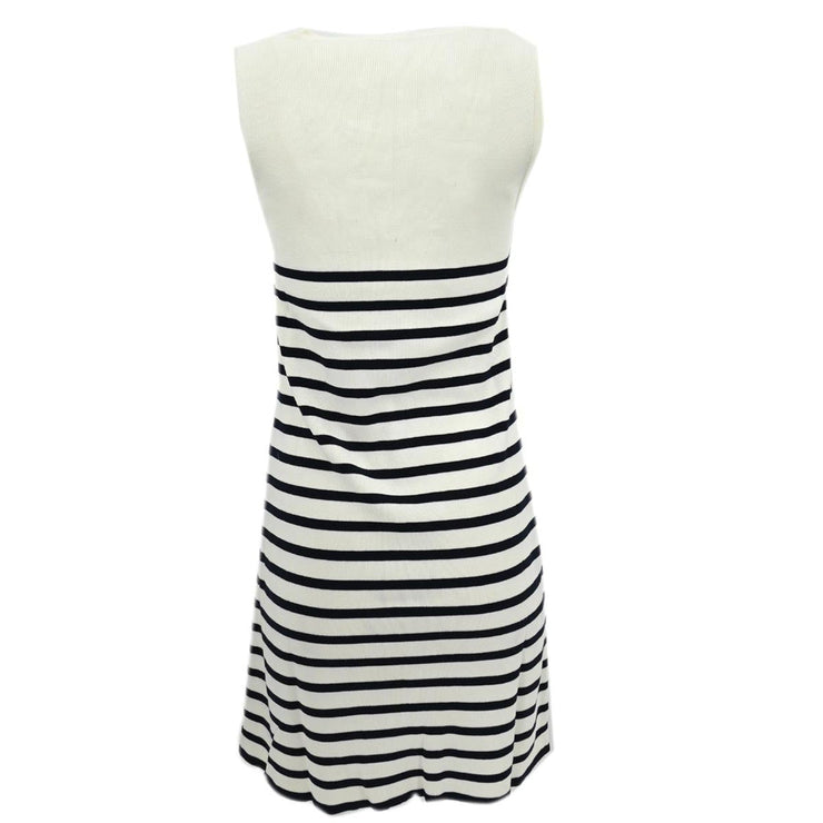 Chanel Sleeveless Dress White #42