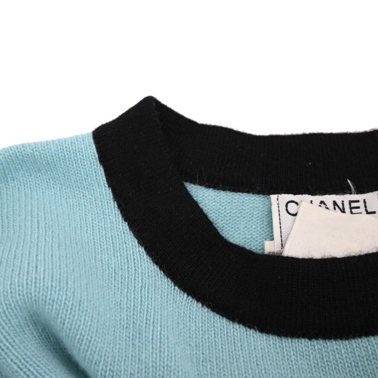 Chanel Sweater Light Blue CR93 #42