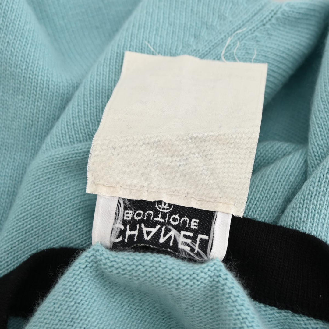 Chanel Sweater Light Blue CR93 #42 – AMORE Vintage Tokyo Chanel Sweater Light Blue CR93 #42 – AMORE Vintage Tokyo