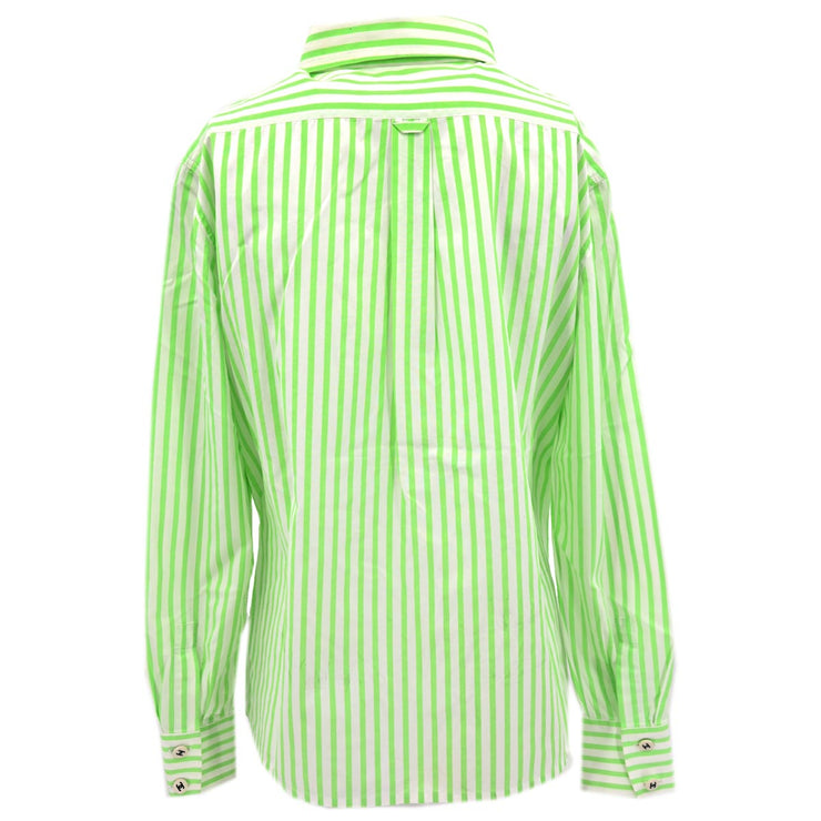 Chanel Blouse Shirt Light Green