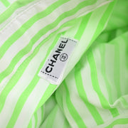 Chanel Blouse Shirt Light Green