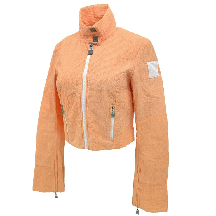 Chanel Sport Line Zip Up Jacket Orange 04C #38