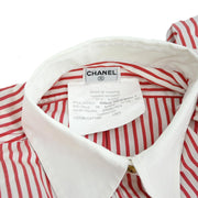 Chanel Blouse Shirt Red 03212 #38