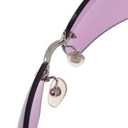 Chanel Sunglasses Eyewear Purple Small Good