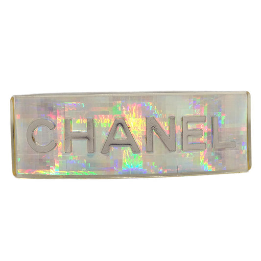Chanel Hair Clip Hairpin Barrette Silver 97P/62