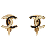 Chanel Gold CC Earrings Clip-On 2093