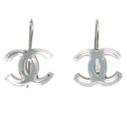 Chanel Dangle Piercing Earrings Silver 03C