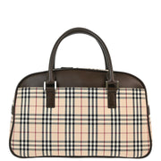 Burberry Beige Burberry Check Handbag