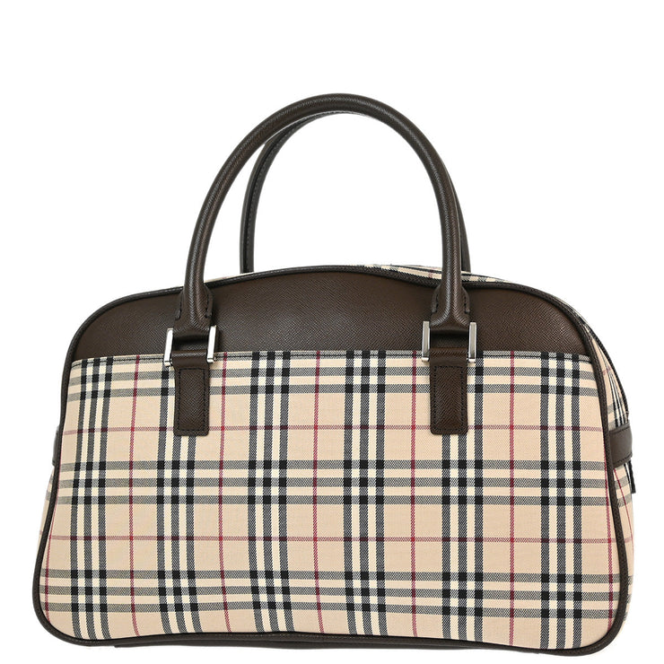 Burberry Beige Burberry Check Handbag