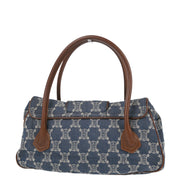 Celine Blue Denim Macadam Handbag