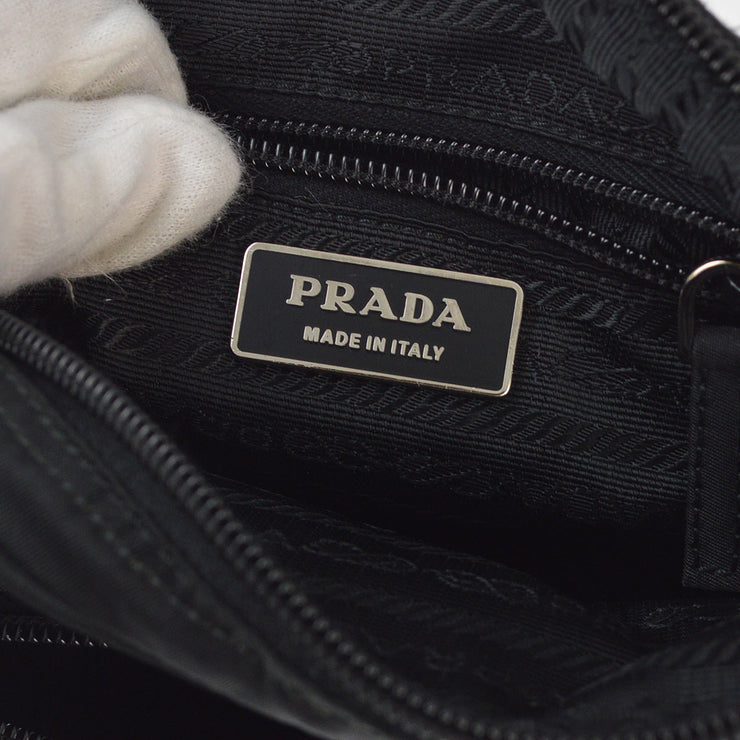 Prada Black Nylon Shoulder Bag