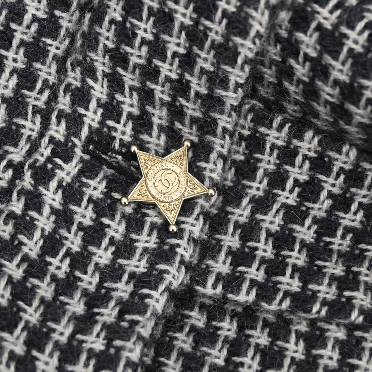 Chanel 2014-2015 Paris Dallas Coat Black #36