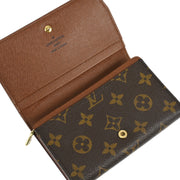 Louis Vuitton 2003 Monogram Porte Monnaie Billet Tresor Wallet M61730