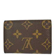 Louis Vuitton 2005 Monogram Porte Monnaie Plat Coin Case Wallet M61930