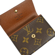 Louis Vuitton 2005 Monogram Porte Monnaie Plat Coin Case Wallet M61930