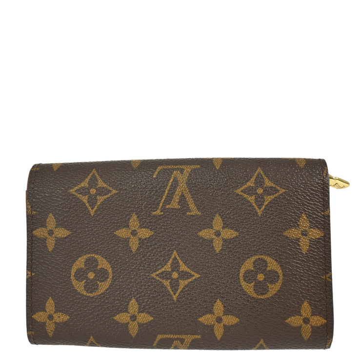 Louis Vuitton 2001 Monogram Porte Monnaie Billet Tresor Wallet M61730