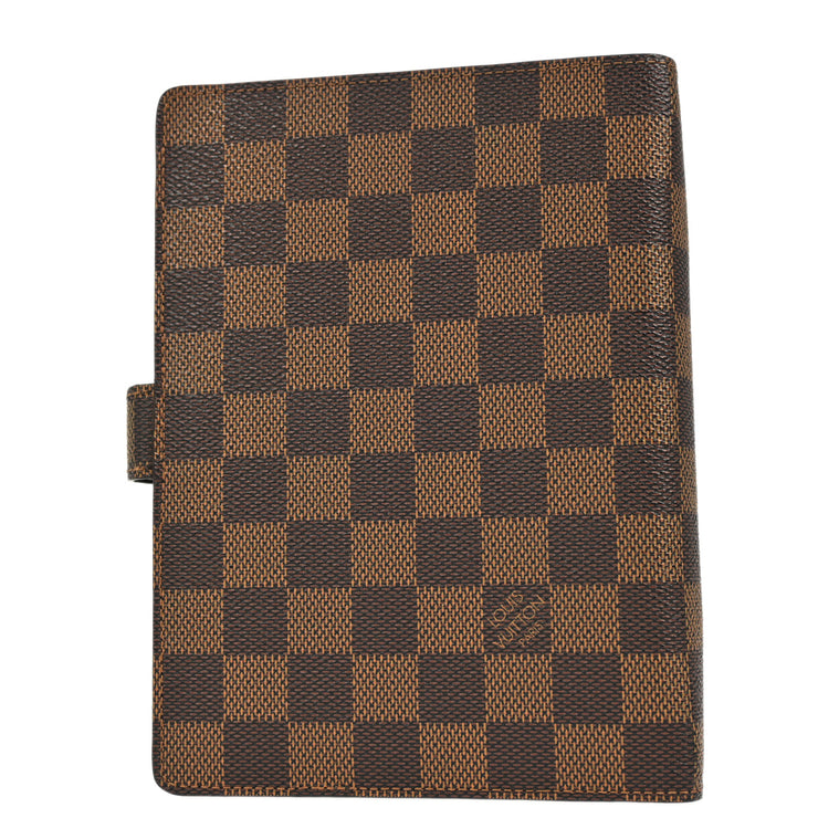 Louis Vuitton 2006 Damier Agenda MM Note Book Cover Small Good