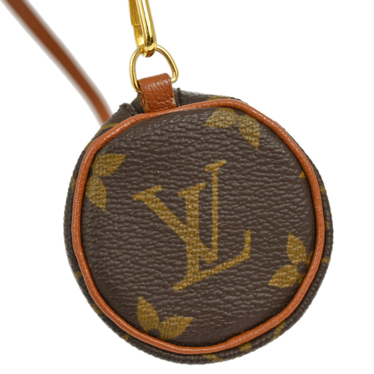 Louis Vuitton Monogram Papillon Attached Pouch Bag