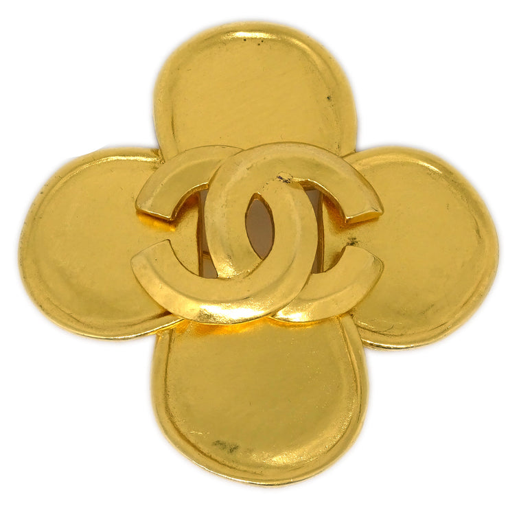 Chanel Brooch Pin Gold 96P