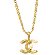 Chanel Gold CC Pendant Necklace 1982