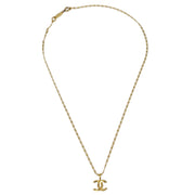 Chanel Gold CC Pendant Necklace 1982