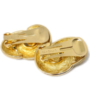 Christian Dior Earrings Clip-On Gold