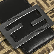 Fendi Brown Zucchino Wallet Purse