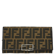 Fendi Brown Zucca Wallet Purse