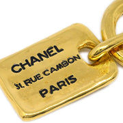 Chanel Plate Brooch Pin Gold 1133