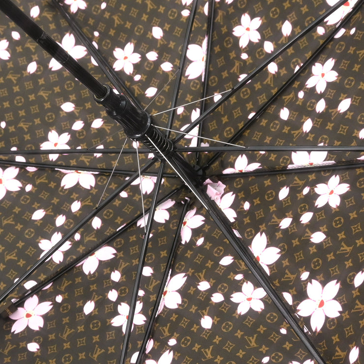 Louis Vuitton Monogram Cherry Blossom Umbrella M92030 Small Good