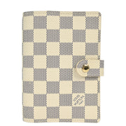 Louis Vuitton 2007 Damier Azur Agenda PM Note Book Cover R20706 Small Good M60008