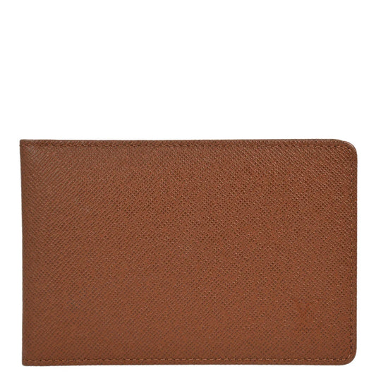Louis Vuitton 2002 Brown Taiga Pass Case MB0072A Small Good