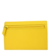 Chanel 2004-2005 Yellow Caviar Coin Purse Wallet