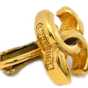 Chanel CC Earrings Clip-On Gold 233