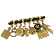 Chanel Icon Brooch Gold Black 94A