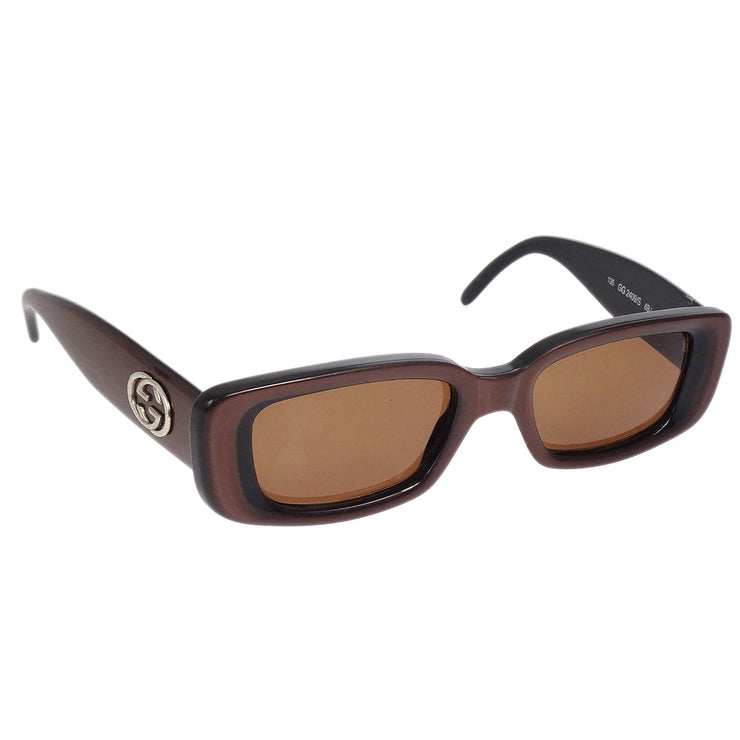 Gucci Sunglasses Eyewear Brown Small Good