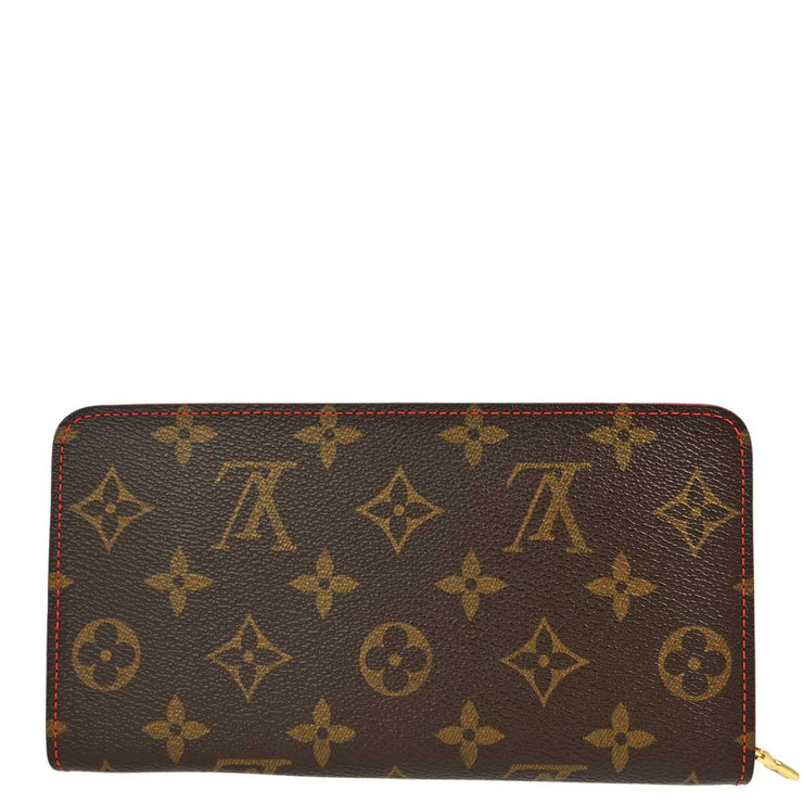 Louis Vuitton 2005 Porte Monnaie Zip Wallet Monogram Cherry M95006