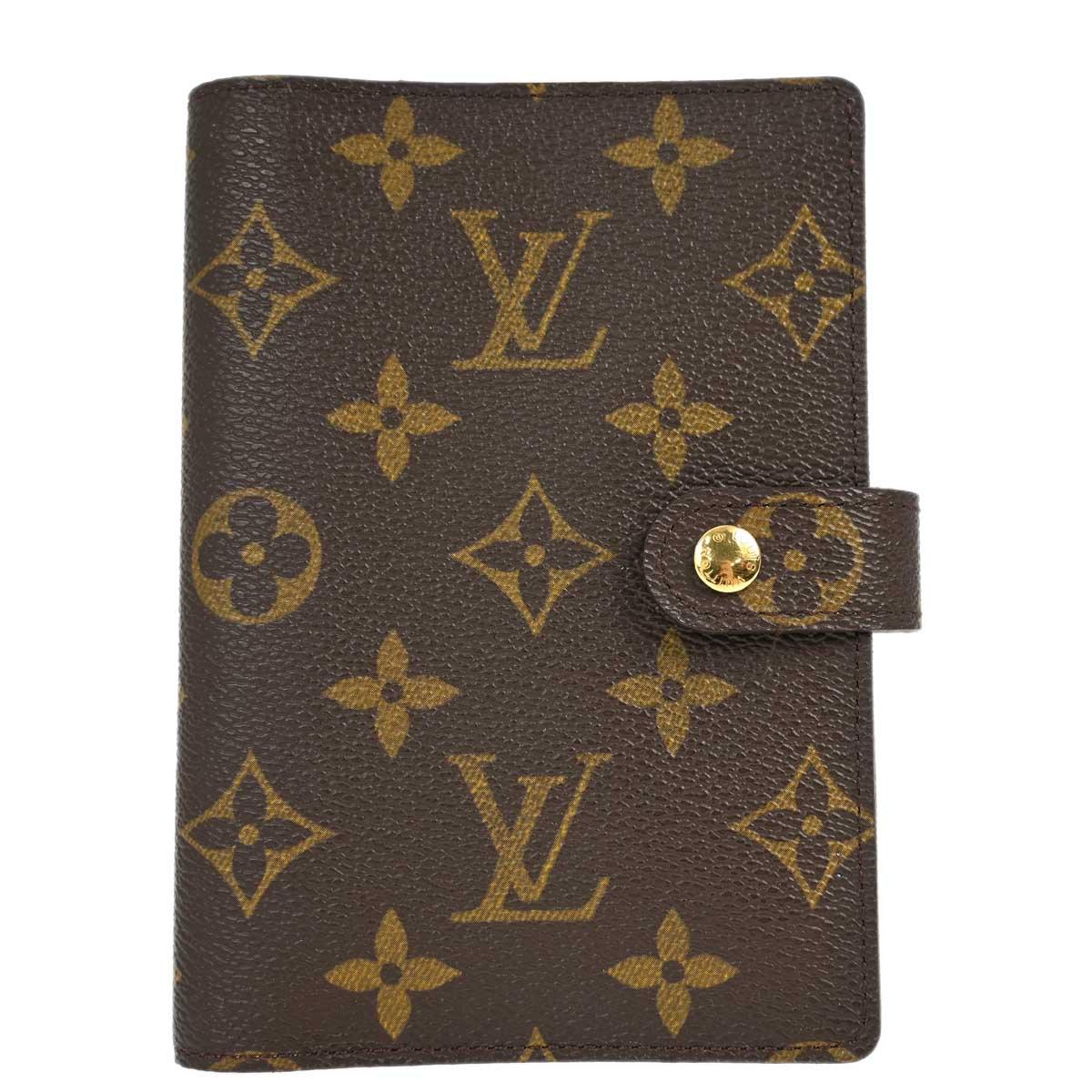 Louis Vuitton 2009 Monogram Agenda PM Note Book Cover R20005 Small Good