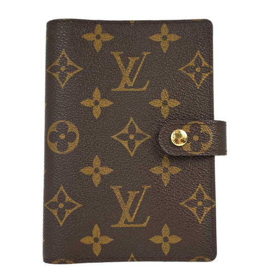 Louis Vuitton 2009 Monogram Agenda PM Note Book Cover R20005 Small Good