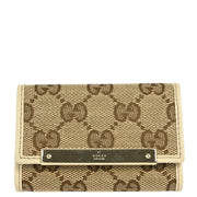 Gucci Beige Canvas GG Six Hook Key Case Small Good