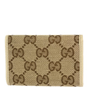 Gucci Beige Canvas GG Six Hook Key Case Small Good