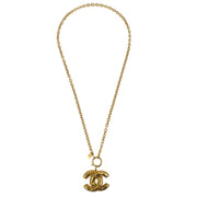 Chanel Gold CC Pendant Necklace 3859