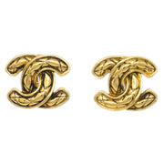 Chanel Gold CC Earrings Clip-On 2433