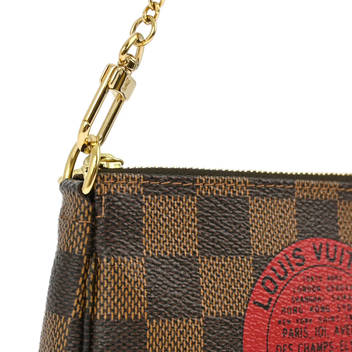 Louis Vuitton 2008 Damier T&B Mini Pochette Accessoires Handbag N58011