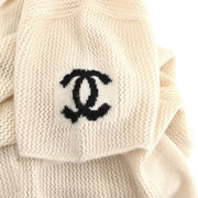 Chanel Short Sleeve Sweater Knit Top Ivory 01C #36