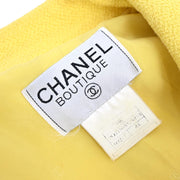 Chanel Single Breasted Jacket Yellow P95 #44