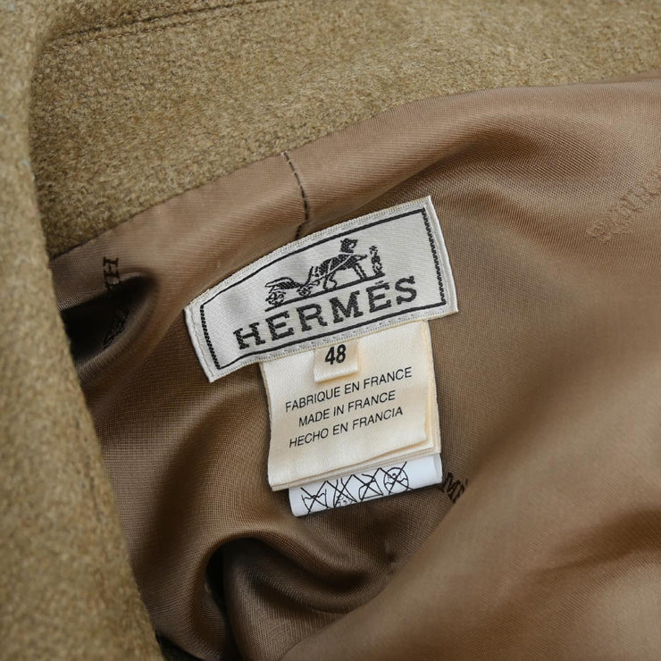 Hermes Coat Beige #48